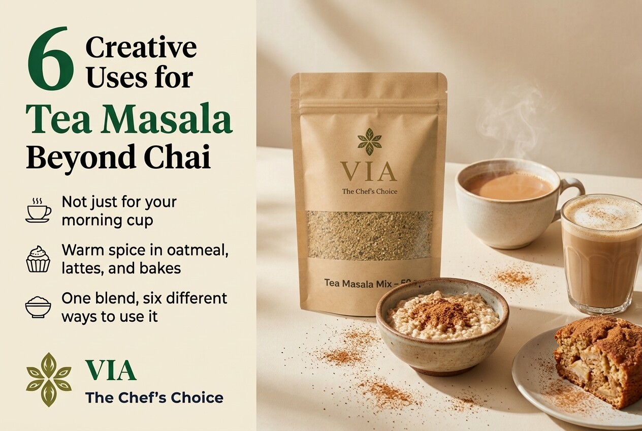Tea masala in various uses