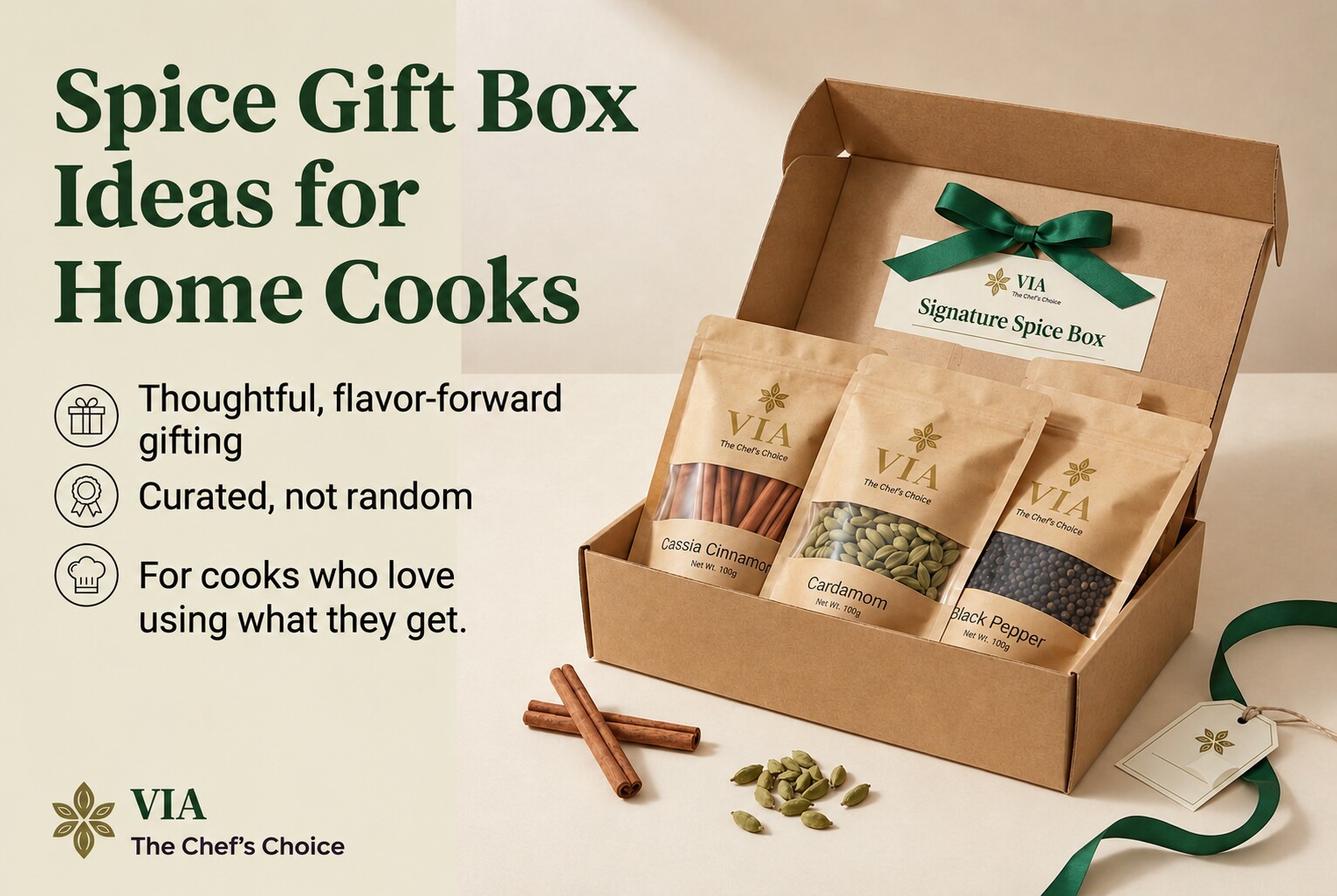 Spice gift box contents