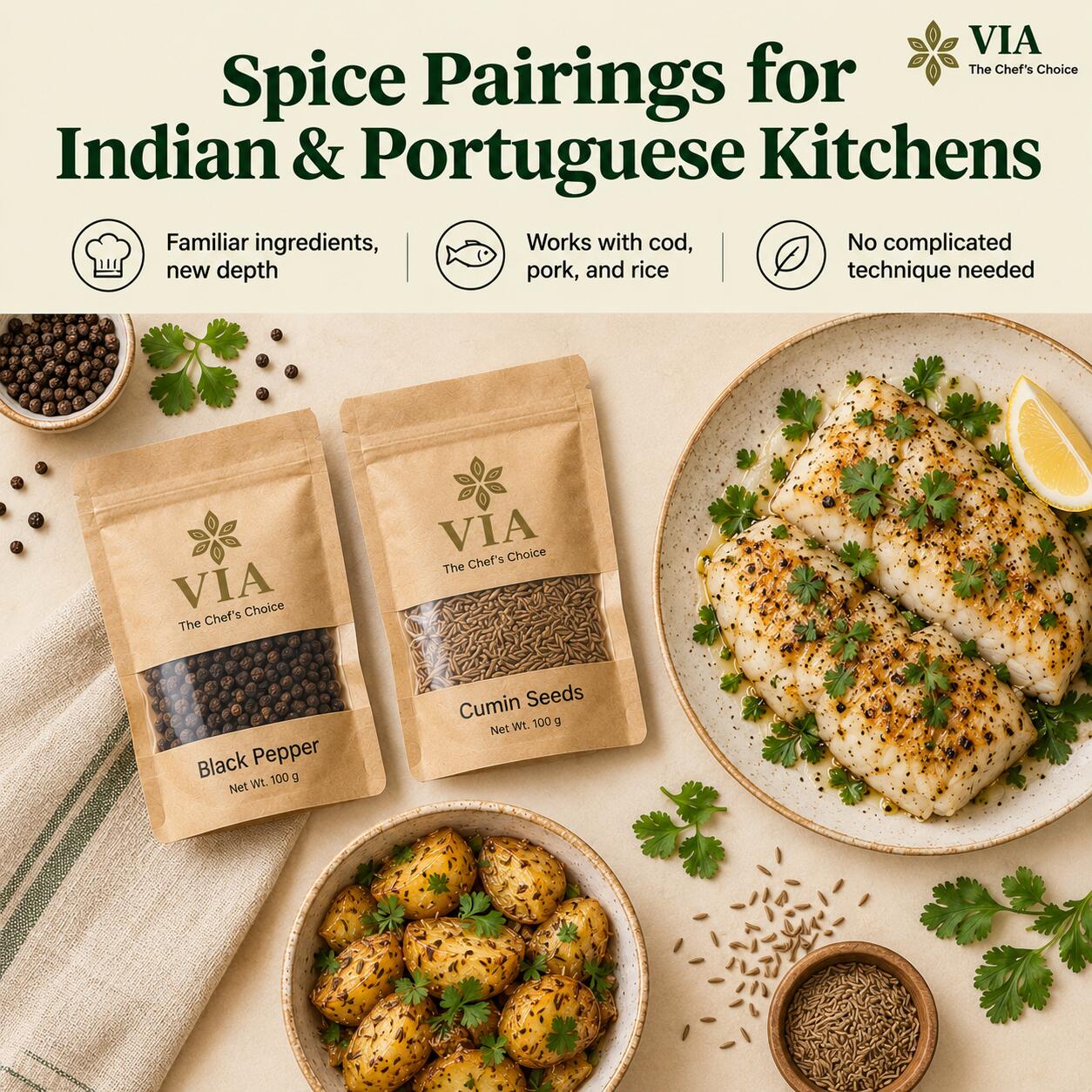 Spice pairing ingredients