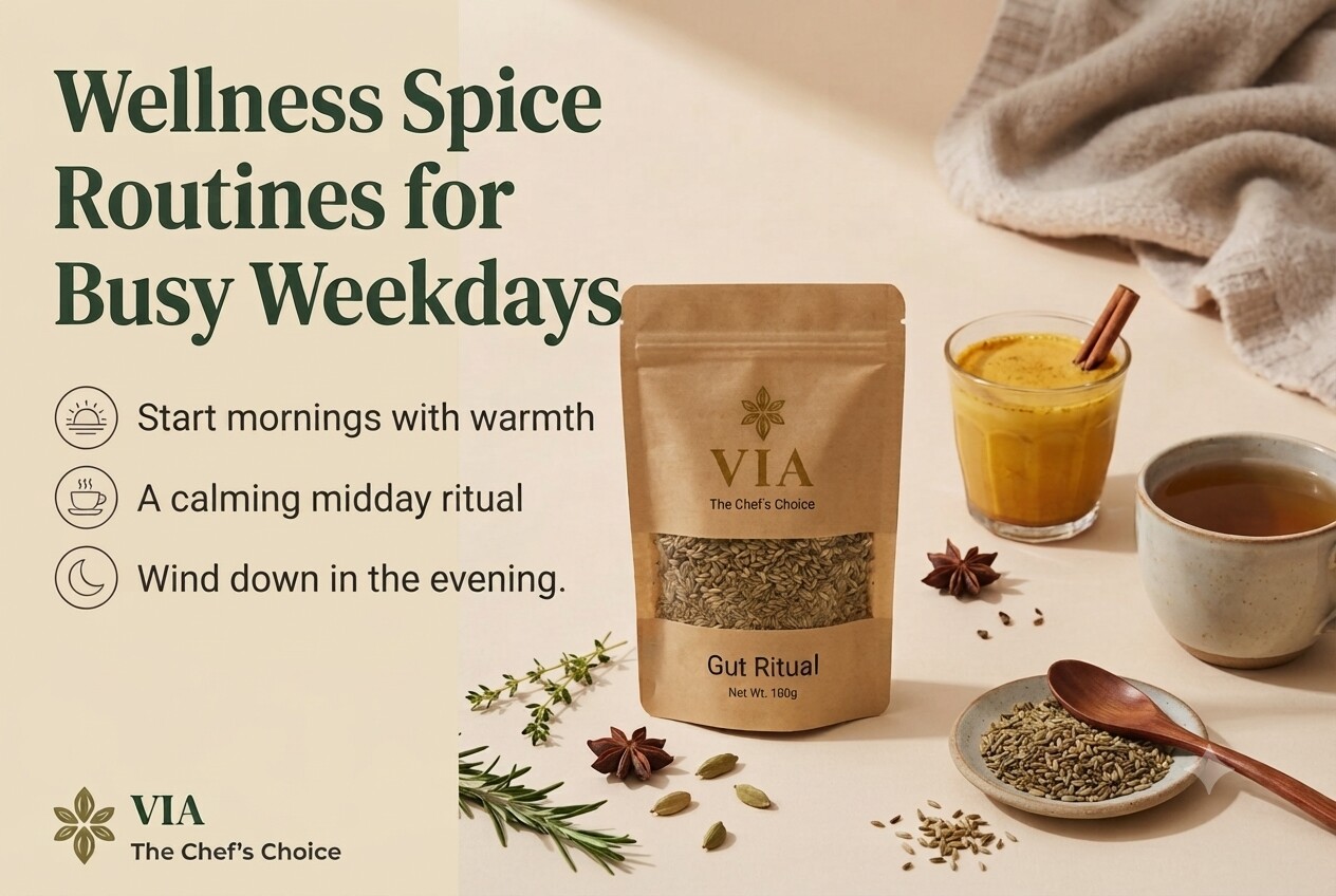 Wellness tea with spices