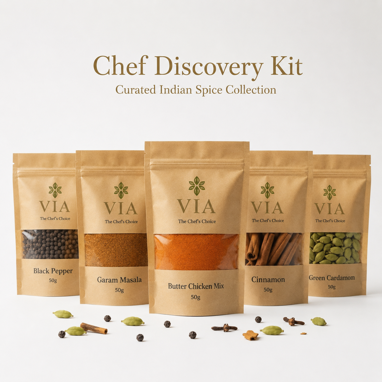 Chef Discovery Kit - premium Indian spices, authentic Indian spices, Portugal gourmet cooking